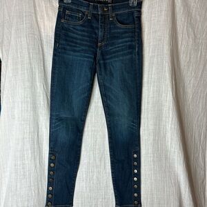 Veronica Beard Women's Dark Blue Skinny Jeans